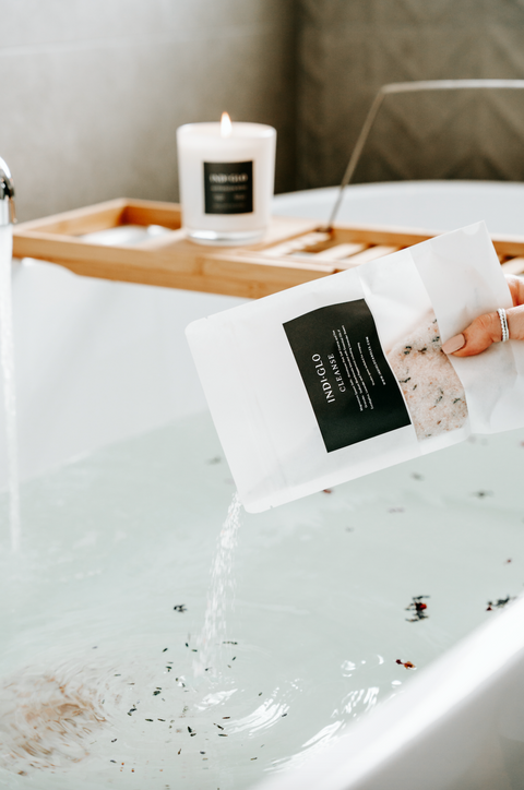 Magnesium bath salts